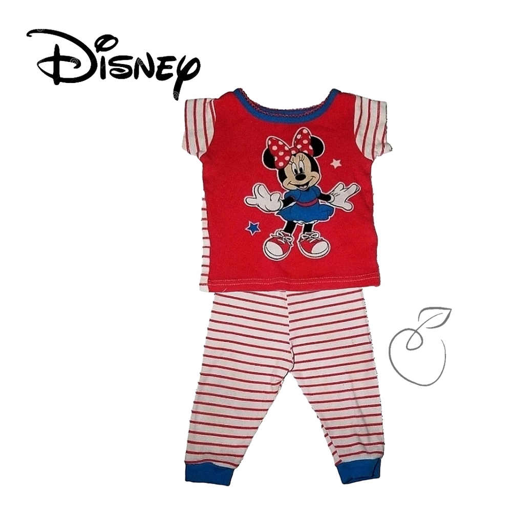 DISNEY BABY GIRL'S MINNIE MOUSE PAJAMA 12 MOS - Picture 12 of 12